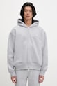 RHUDE felpa Classique semplice grigio RHSS25HO01229