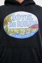 RHUDE felpa in cotone Hotel nero RHSS25HO01012