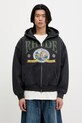 RHUDE bluza bawełniana Monaco Regatta nadruk czarny RHSS25HO09012