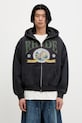 RHUDE cotton sweatshirt Monaco Regatta cotton black RHSS25HO09012