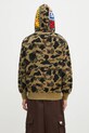 Oblečenie Bavlnená mikina A Bathing Ape 1St Camo Jacquard Shark 1L30115304 zelená