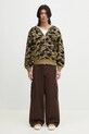 Bavlnená mikina A Bathing Ape 1St Camo Jacquard Shark 1L30115304 zelená