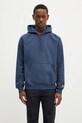 Mikina Carhartt WIP Hooded Chase Sweat hladký modrá I033661.2Q8XX