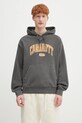 Carhartt WIP cotton sweatshirt Hooded Library Sweat cotton black I034726.89GD