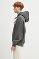 Carhartt WIP cotton sweatshirt Hooded Library Sweat I034726.89GD black SS25
