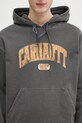 Carhartt WIP cotton sweatshirt Hooded Library Sweat black I034726.89GD