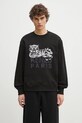 Kenzo bluza bawełniana aplikacja czarny FF55SW2634MF.99J