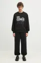 Kenzo cotton sweatshirt FF55SW2634MF.99J black