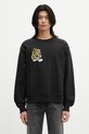Kenzo bluza aplikacja czarny FF55SW2744MC.99J