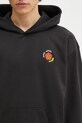 Памучен суичър Kenzo черен FF55SW2754MC.99J