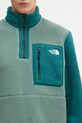 The North Face bluza polarowa Yumiori 1/4 Zip zielony NF0A883S58V1