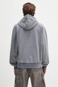 Odzież Daily Paper bluza bawełniana Garment Wash Hoodie 2511164 szary