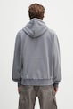 Odzież Daily Paper bluza bawełniana Garment Wash Hoodie 2511164 szary