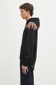 Marcelo Burlon felpa in cotone Icon Wings Regular Hoodie Black Orange CMBB007S25FLE0011020 nero SS25