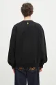 Odzież Marcelo Burlon bluza bawełniana County Angel Boxy Crewneck Black Multico CMBA09CS25FLE0011084 czarny