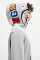 A Bathing Ape cotton sweatshirt Abc Camo Shark Pullover 1L30114009 gray