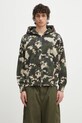 Bavlnená mikina A Bathing Ape Map Camo Shark Full Zip vzorovaný zelená 1L30115001