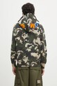 Oblečenie Bavlnená mikina A Bathing Ape Map Camo Shark Full Zip 1L30115001 zelená
