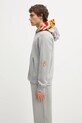 Βαμβακερή μπλούζα A Bathing Ape Tiger Full Zip 1L30115006 γκρί SS25