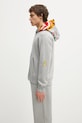 Βαμβακερή μπλούζα A Bathing Ape Tiger Full Zip 1L30115006 γκρί SS25