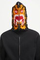 A Bathing Ape hanorac de bumbac Tiger Full Zip 1L30115006 negru