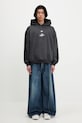 adidas Originals felpa x 100T Hoodie T JM3258 grigio