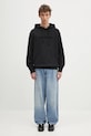 Pamučna dukserica JW Anderson Logo Embroidery JW0214.PG1632.999 crna
