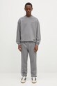 NEIGHBORHOOD bluza bawełniana Classic Sweat Shirt Ls 242FPNH.CSM01 szary