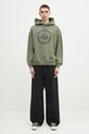 NEIGHBORHOOD bluza bawełniana Classic Sweat Hoodie Ls 242FPNH.CSM02 zielony