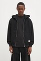 NEIGHBORHOOD bluza bawełniana Classic Sweat Zip Hoodie Ls z kapturem czarny 242FPNH.CSM05