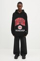 032C pulover de bumbac 'Lucky Strike' S25.URK.0611.000 negru