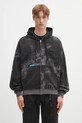 AAPE felpa Main Zip Up stampa all-over nero AAPSWMC327XXO