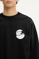 Βαμβακερή μπλούζα NEIGHBORHOOD Classic Sweat Shirt Ls μαύρο 251FPNH.CSM01