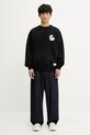 NEIGHBORHOOD bluza bawełniana Classic Sweat Shirt Ls 251FPNH.CSM01 czarny