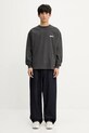 Хлопковая кофта NEIGHBORHOOD Classic Crewneck Ls 251FPNH.CSM03 серый