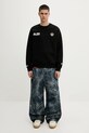 Dukserica AAPE Aaper Crew Neck AAPSWMB377XXN crna