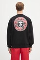 Abbigliamento AAPE felpa Basic Crew Neck AAPSWMB337XXN nero