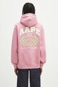 Odzież AAPE bluza Basic AAPSWMB342XXN różowy