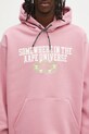 AAPE bluza Basic różowy AAPSWMB342XXN