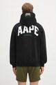 Ρούχα Μπλούζα AAPE Basic Zip Up AAPSWMB343XXN μαύρο