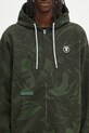 AAPE bluza Now Zip Up zielony AAPSWMB326XXN