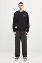 Pulover AAPE Now Knit AAPKNMB333XXN crna