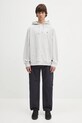 Gramicci hanorac de bumbac One Point Hooded Sweatshirt G307.FT gri