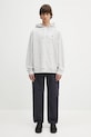 Gramicci felpa in cotone One Point Hooded Sweatshirt G307.FT grigio