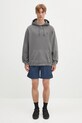 Gramicci hanorac de bumbac One Point Hooded Sweatshirt G307.FT gri