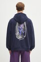 Одяг Бавовняна кофта Gramicci Thumbprint Hooded Sweatshirt G5SU.J109 темно-синій