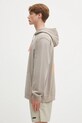 Gramicci bluza bawełniana Thumbprint Hooded Sweatshirt G5SU.J109 beżowy SS25