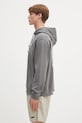 Βαμβακερή μπλούζα Gramicci Thumbprint Hooded Sweatshirt G5SU.J109 γκρί SS25