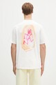 Odzież Gramicci t-shirt bawełniany Thumbprint Tee G5SU.T174 biały