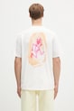 Odzież Gramicci t-shirt bawełniany Thumbprint Tee G5SU.T174 biały